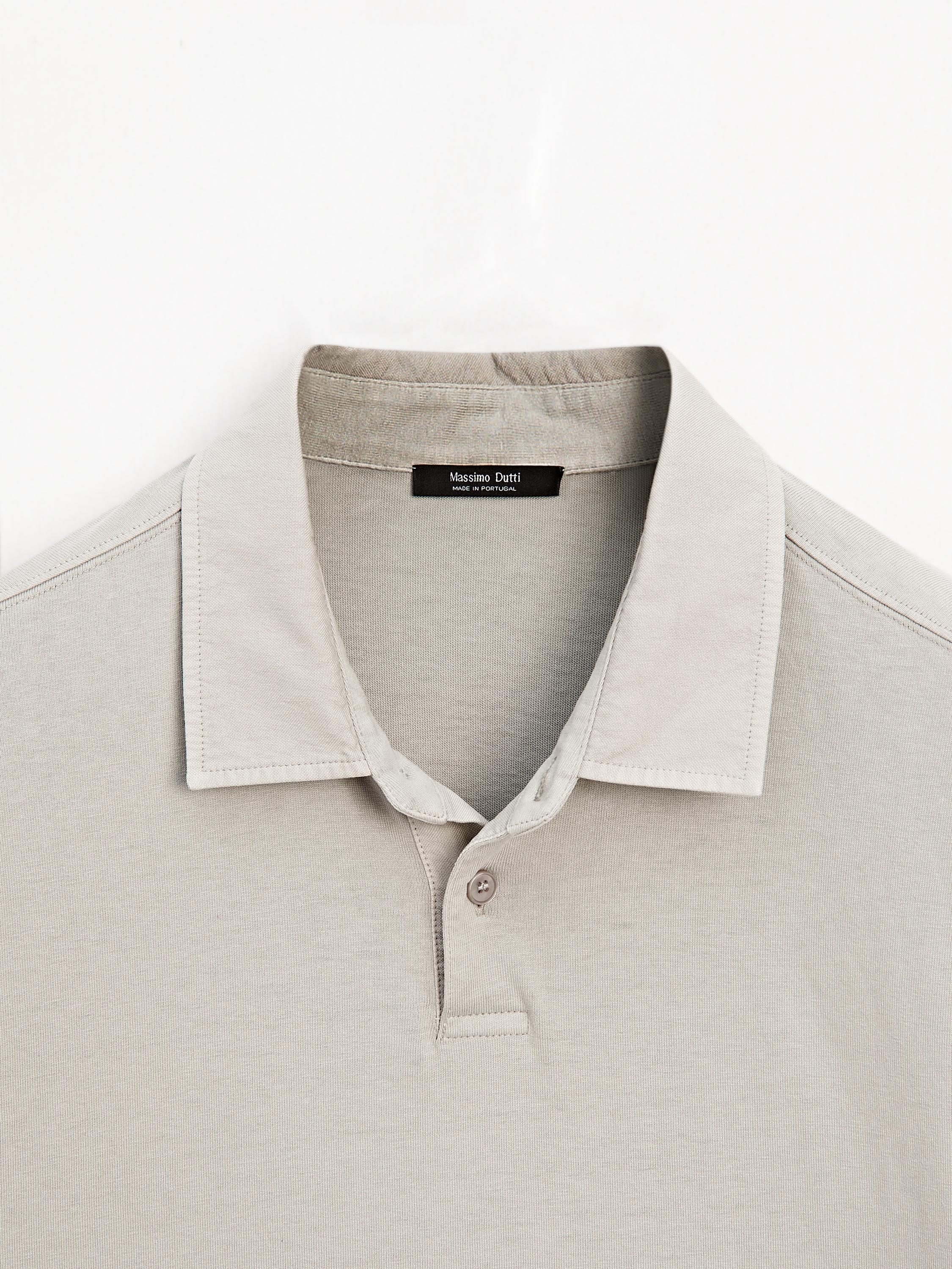 Polo effet usé 100 % coton